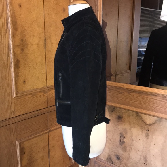 Seduction suede black jacket - Picture 4 of 10